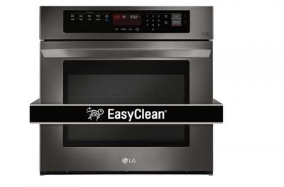 30" LG 4.7 cu.ft. Black Stainless Steel Series Single Wall Oven With EasyClean - LWS3063BD