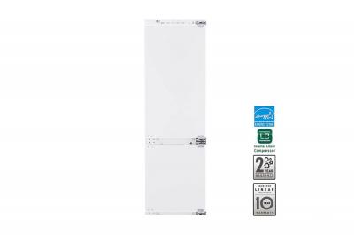 22" LG STUDIO Panel-Ready 9 cu.ft. Counter Depth Combi 2 Door Bottom Freezer  - LSBNC1021P