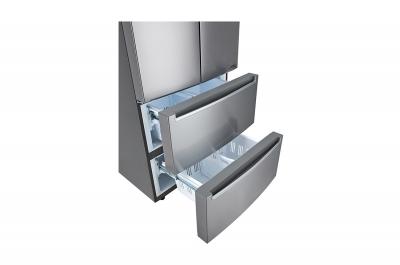 33" LG  19 cu.ft. Counter Depth 4-Door Refrigerator - LRMNC1803S