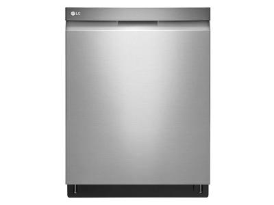 24" LG Top Control Dishwasher with QuadWash and Height Adjustable 3rd Rack - LDP6797ST