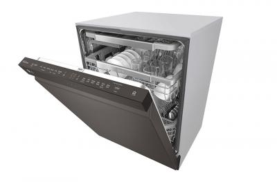 24" LG Top Control Dishwasher with QuadWash and Height Adjustable 3rd Rack -LDP6797BD